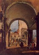 Francesco Guardi An Architectural Caprice Germany oil painting reproduction